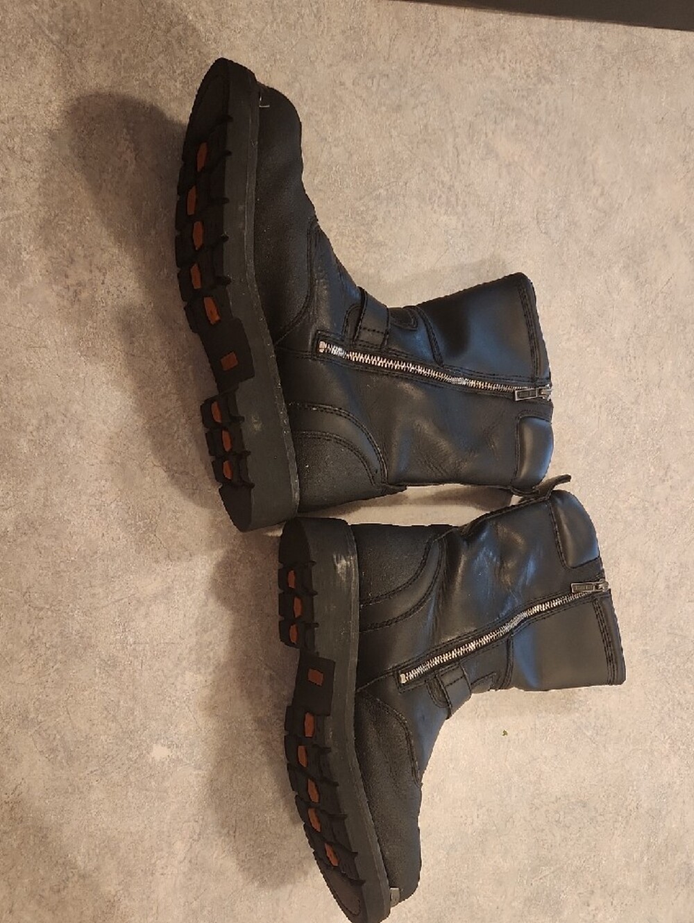 Harley-Davidson Black Shift Men's Riding Boots - Picture 4 of 6